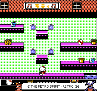 Game screenshot of Hello Kitty no Ohanabatake