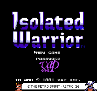 Game screenshot of Isolated Warrior