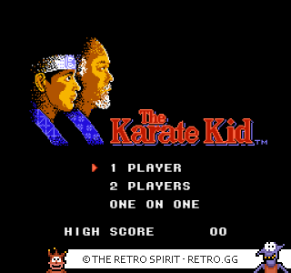 Game screenshot of The Karate Kid