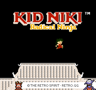 Game screenshot of Kid Niki: Radical Ninja