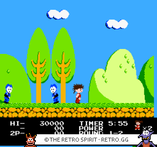 Game screenshot of Kid Niki: Radical Ninja