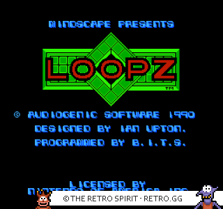 Game screenshot of Loopz