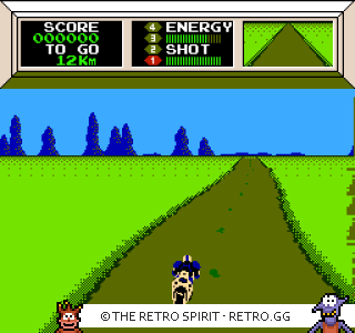 Game screenshot of Mach Rider