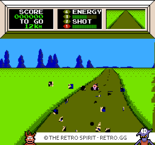 Game screenshot of Mach Rider