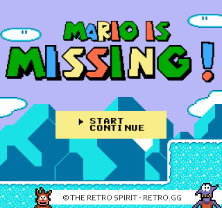 Game screenshot of Mario Is Missing!