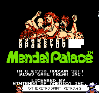 Game screenshot of Mendel Palace