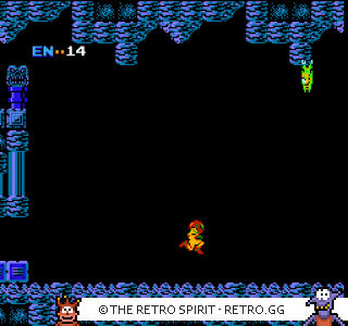 Game screenshot of Metroid