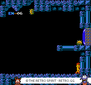 Game screenshot of Metroid