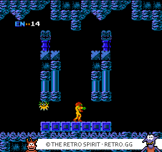 Game screenshot of Metroid