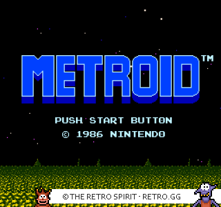 Game screenshot of Metroid