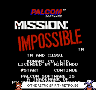 Game screenshot of Mission: Impossible