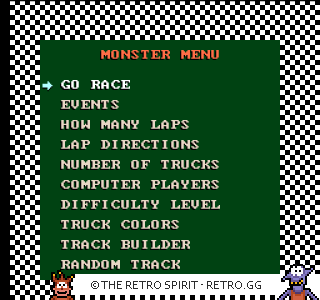 Game screenshot of Monster Truck Rally