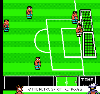 Game screenshot of Nekketsu Koukou Dodgeball-bu: Soccer-hen