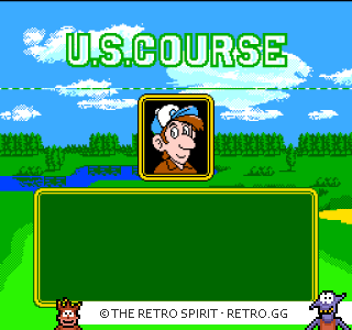 Game screenshot of NES Open Tournament Golf