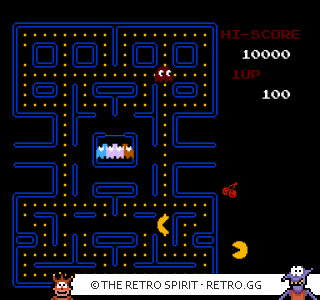 Game screenshot of Pac-Man