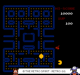 Game screenshot of Pac-Man