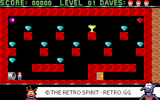 Game screenshot of Dangerous Dave