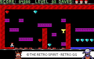 Game screenshot of Dangerous Dave