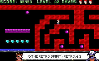 Game screenshot of Dangerous Dave