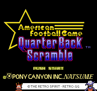 Game screenshot of Quarter Back Scramble