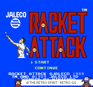 Game screenshot of Racket Attack