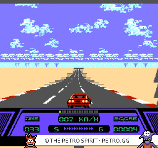 Game screenshot of Rad Racer