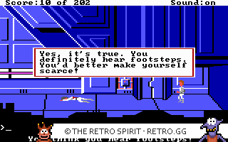 Game screenshot of Space Quest: The Sarien Encounter