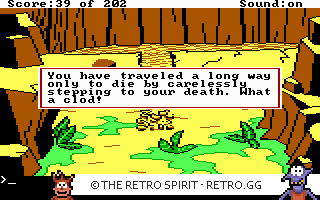 Game screenshot of Space Quest: The Sarien Encounter