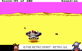 Game screenshot of Space Quest: The Sarien Encounter