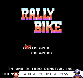 Game screenshot of Rally Bike