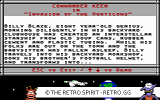 Game screenshot of Commander Keen 2: The Earth Explodes