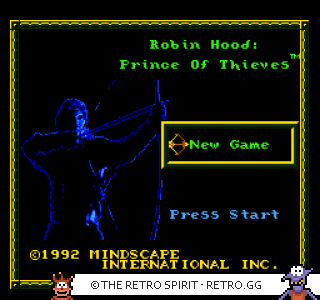 Game screenshot of Robin Hood: Prince of Thieves