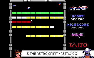 Game screenshot of Arkanoid