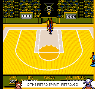 Game screenshot of Roundball: 2-on-2 Challenge