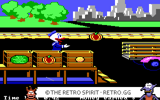 Game screenshot of Donald Duck's Playground