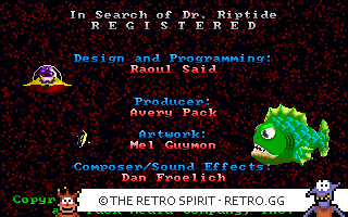 Game screenshot of In Search of Dr. Riptide