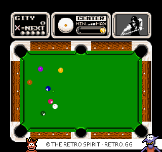 Game screenshot of Side Pocket