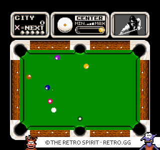 Game screenshot of Side Pocket