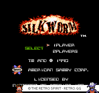 Game screenshot of Silkworm