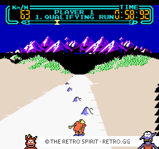 Game screenshot of Slalom