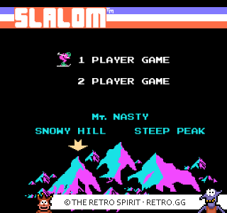 Game screenshot of Slalom