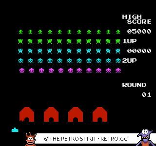 Game screenshot of Space Invaders