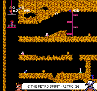 Game screenshot of Spelunker