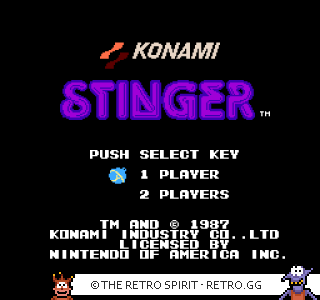 Game screenshot of Stinger