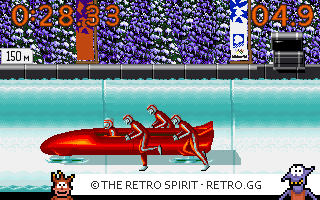 Game screenshot of Winter Olympics: Lillehammer '94