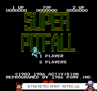 Game screenshot of Super Pitfall