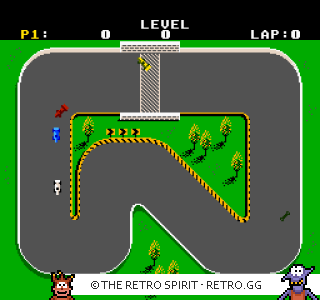 Game screenshot of Super Sprint