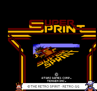 Game screenshot of Super Sprint