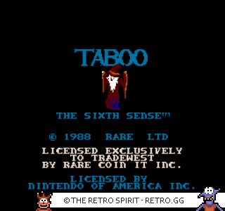 Game screenshot of Taboo: The Sixth Sense