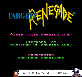 Game screenshot of Target: Renegade